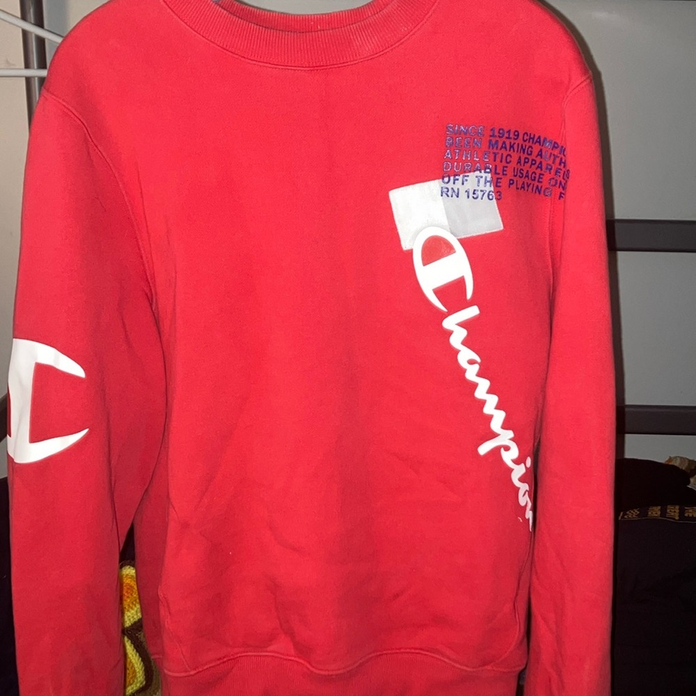 Champion Sweatshirt red